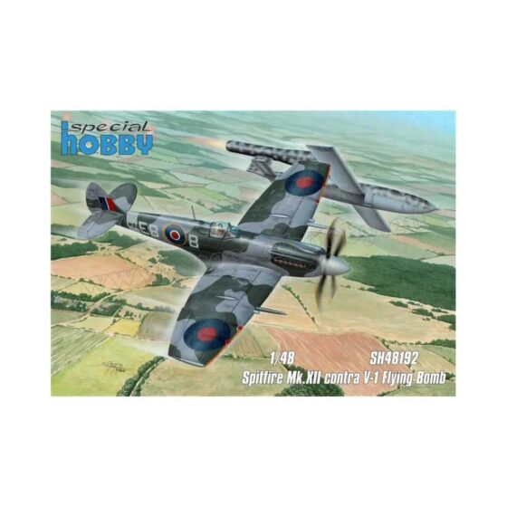 Special Hobby Spitfire Mk.XII contra V-1 Flying Bomb 48192 (1/48) SH48192 Special Hobby Spitfire Mk.XII contra V-1 Flying Bomb 48192 (1/48) SH48192