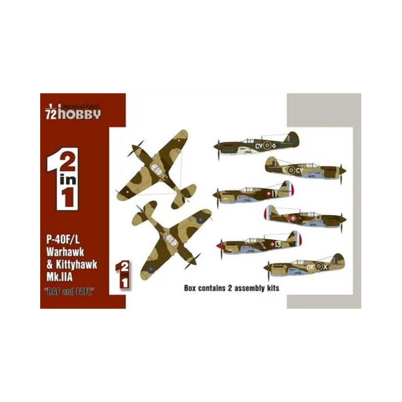 Special Hobby P-40F/L Kittyhawk Mk.IIA "RAF and FAFL" 72211 (1/72) SH72211