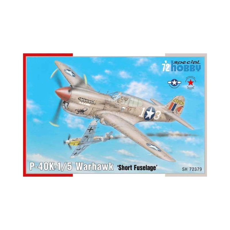 Special Hobby P-40K-1/5 Warhawk Short Fuselage (1/72) SH72379 Special Hobby P-40K-1/5 Warhawk Short Fuselage (1/72) SH72379