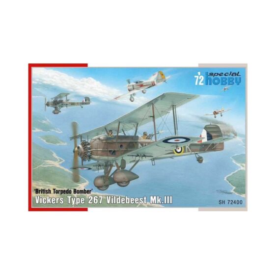 Special Hobby Vickers type 267 Vildebeest Mk.III 'British Torpedo Bomber' 72400 (1/72) SH72400 Special Hobby Vickers type 267 Vildebeest Mk.III 'British Torpedo Bomber' 72400 (1/72) SH72400
