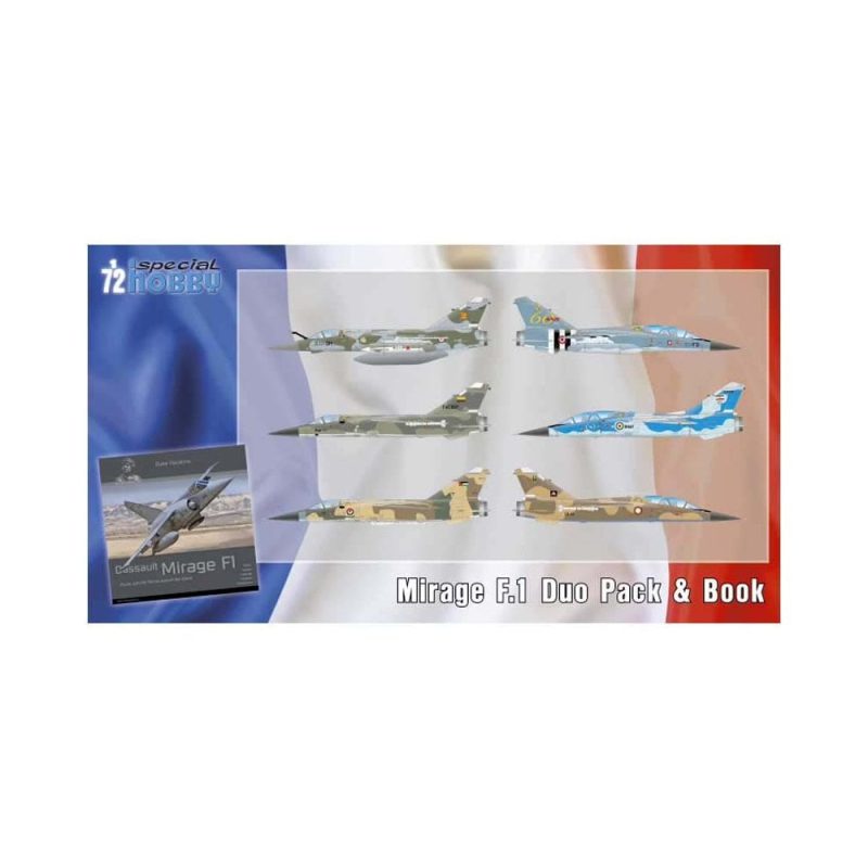Special Hobby Mirage F.1 Duo Pack & Book 72414 (1/72) SH72414