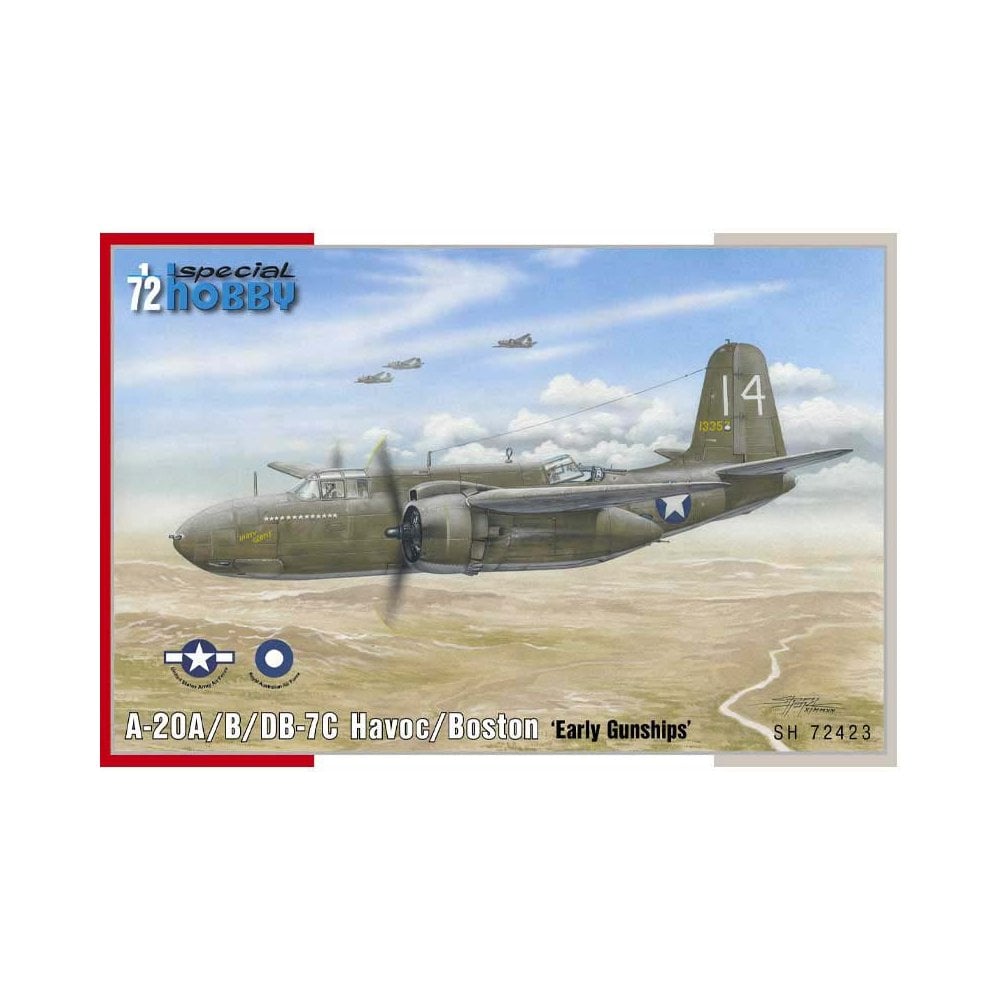 Special Hobby Douglas A-20B/C Havoc 'Gunships' 'Early Gunships' 72423 (1/72) SH72423 Special Hobby Douglas A-20B/C Havoc 'Gunships' 'Early Gunships' 72423 (1/72) SH72423