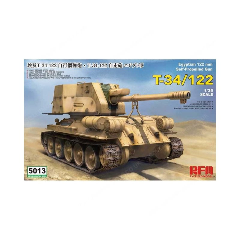 1/35 T-34/122 Egyptian Rye Field Models RM5013 1/35 T-34/122 Egyptian Rye Field Models RM5013