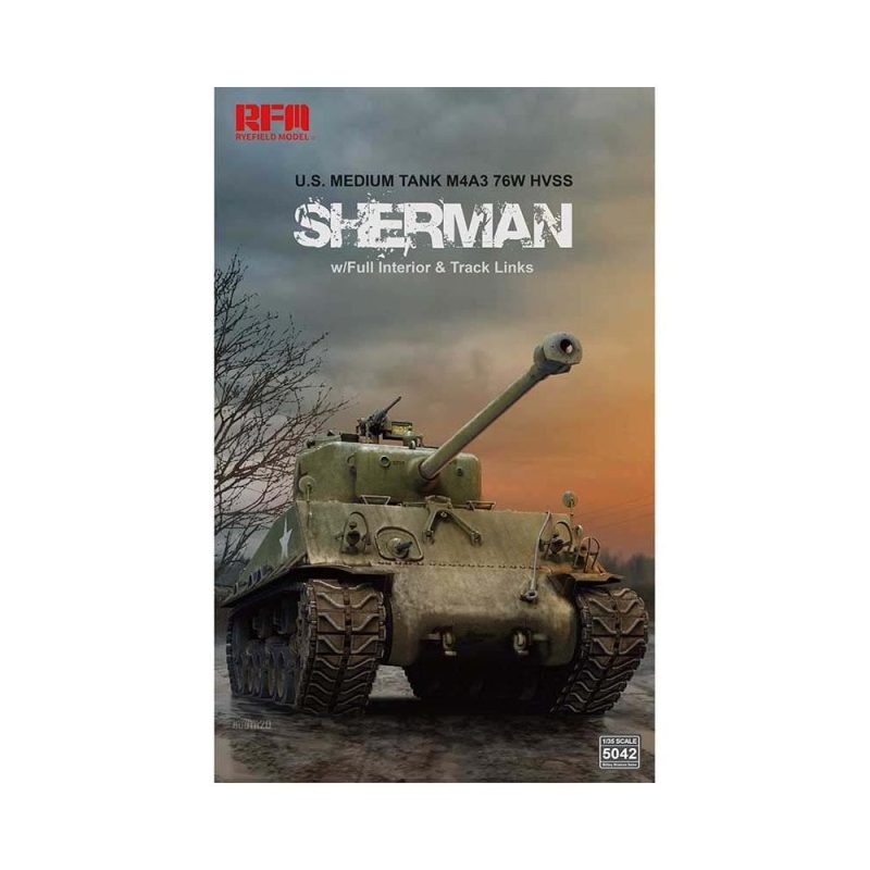 Rye Field Models M4A3 76W HVSS Sherman (1/35) RM5042