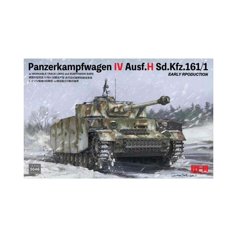 1/35 Pz.kpfw.IV Ausf.H Early Production w/Workable Track Links Rye Field Models RM5046 1/35 Pz.kpfw.IV Ausf.H Early Production w/Workable Track Links Rye Field Models RM5046