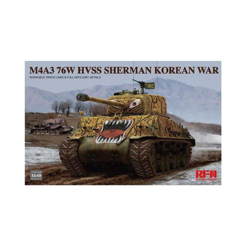 Rye Field Models M4A3 76W HVSS Sherman Korean War (1/35) RM5049