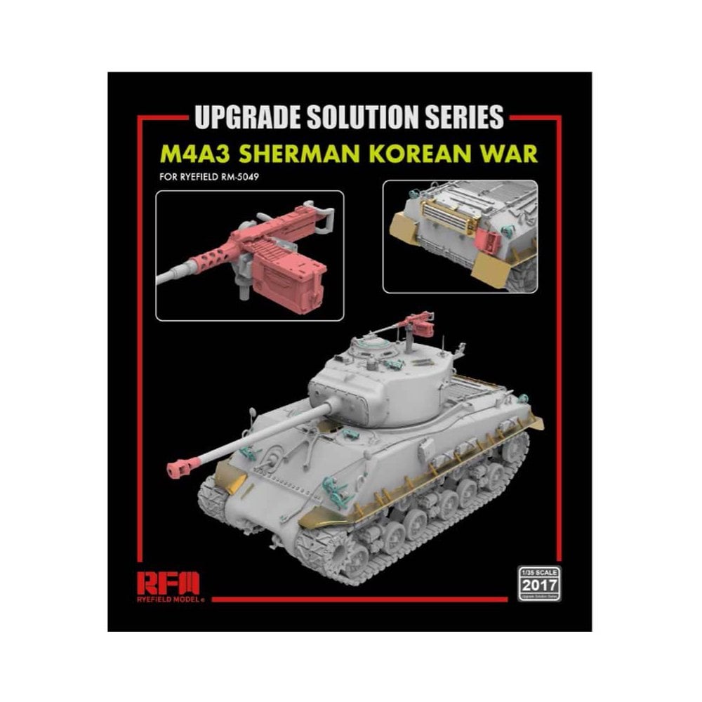 1/35 Upgrade Set For 5049 M4A3 76W Hvss Sherman Rye Field Models RM2017 1/35 Upgrade Set For 5049 M4A3 76W Hvss Sherman Rye Field Models RM2017