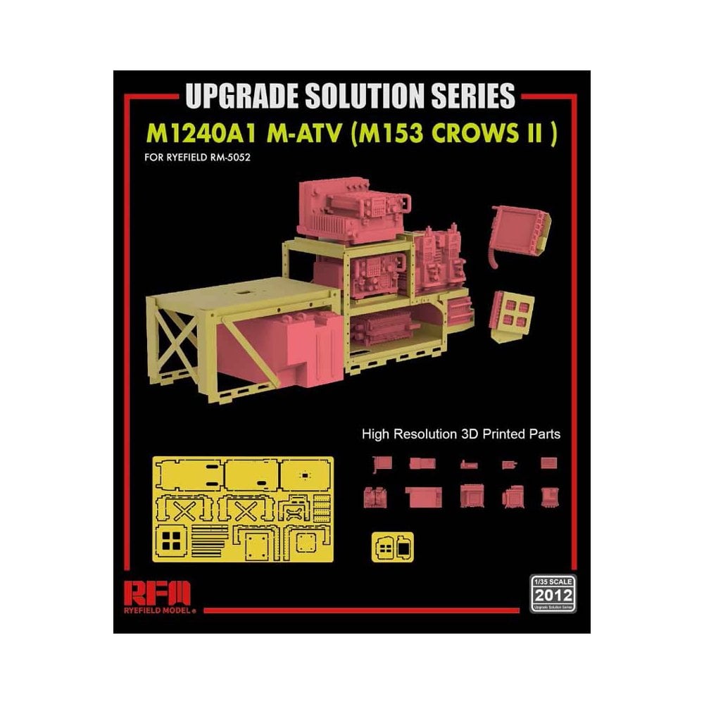 1/35 Upgrade Set For 5032 & 5052 M-Atv Rye Field Models RM2012 1/35 Upgrade Set For 5032 & 5052 M-Atv Rye Field Models RM2012