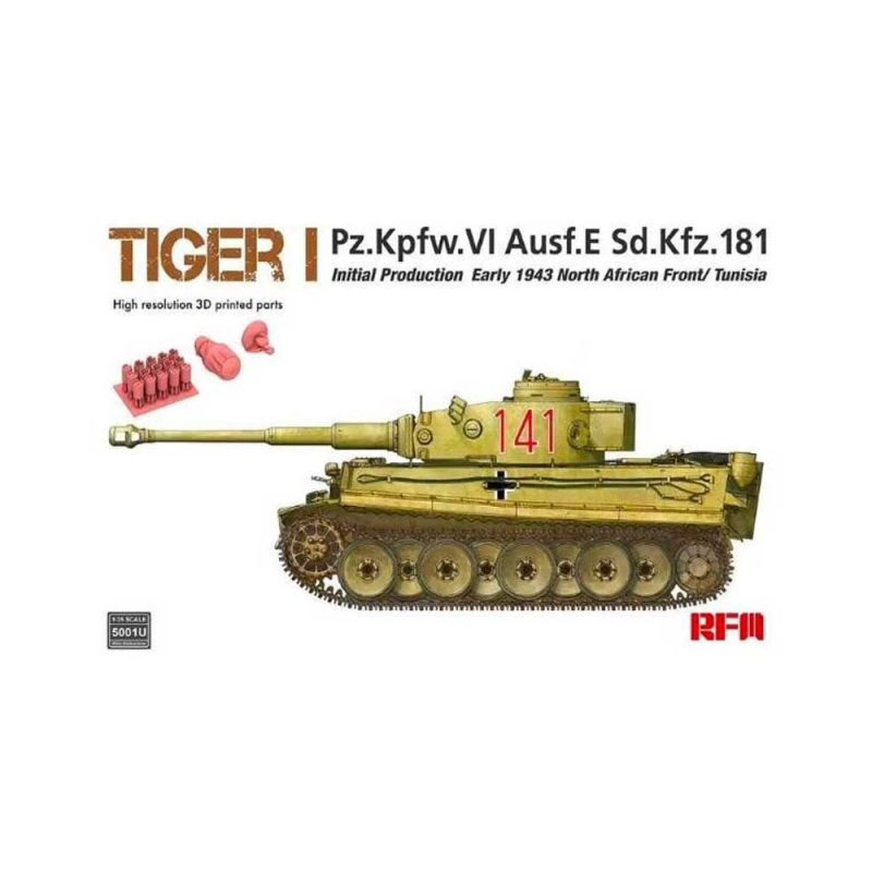 Rye Field Models Tiger I Initial Production North Africa (1/35) RM5001U