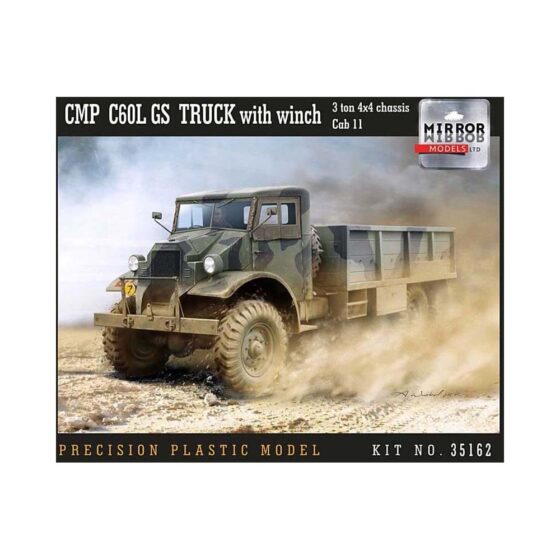 1/35 CMP C60L GS Truck with winch, 3 ton 4x4 Mirror Models 35162 1/35 CMP C60L GS Truck with winch, 3 ton 4x4 Mirror Models 35162