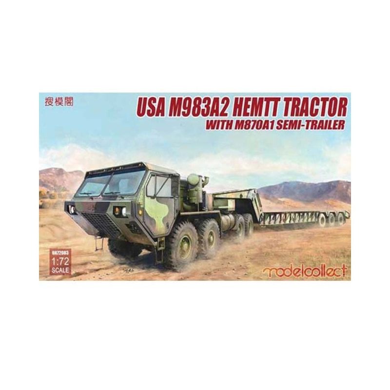 1/72 USA M983A2 HEMTT Tractor & Semi-trailer Model Collect UA72083