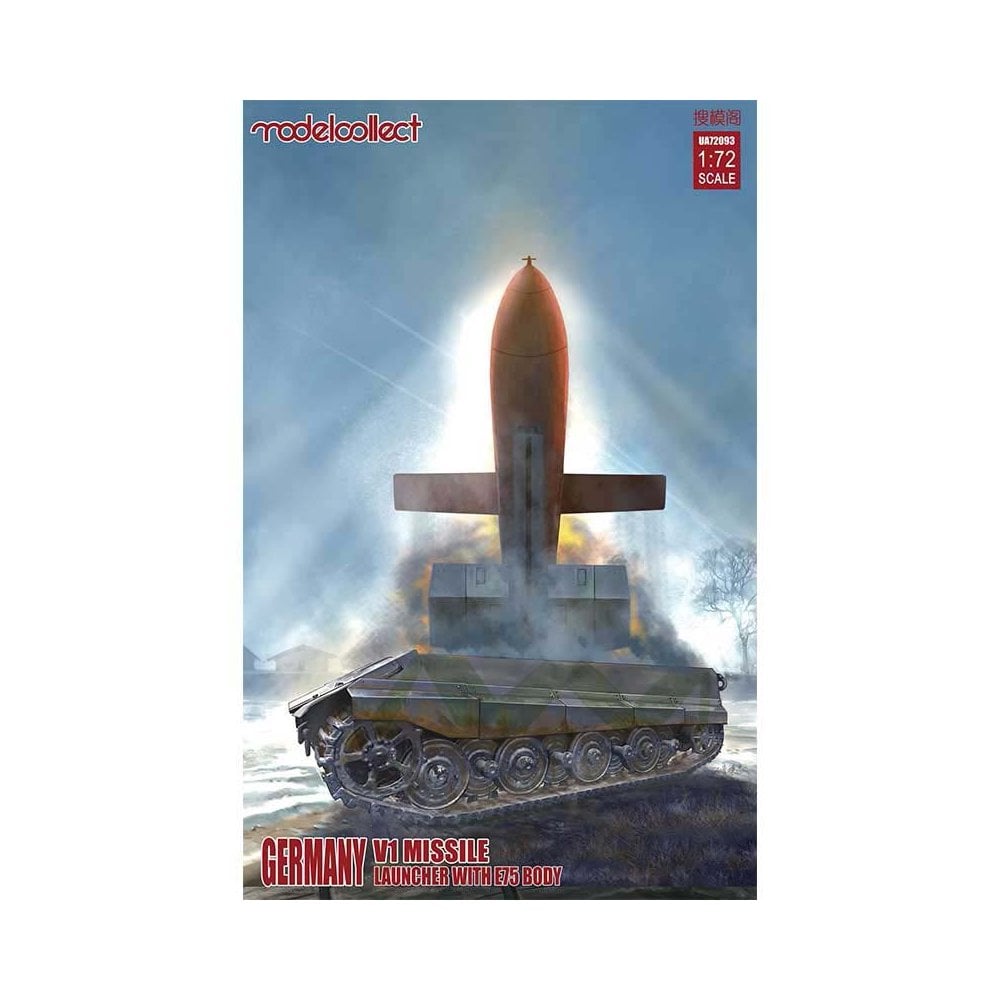 1/72 Germany V1 Missile Launcher with E75 body Model Collect UA72093 1/72 Germany V1 Missile Launcher with E75 body Model Collect UA72093