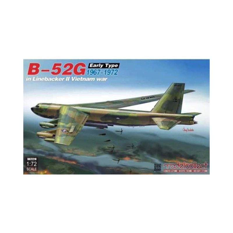 1/72 B-52G Early Type In Linebacker II Vietnam War 1967-1972 Model Collect UA72210