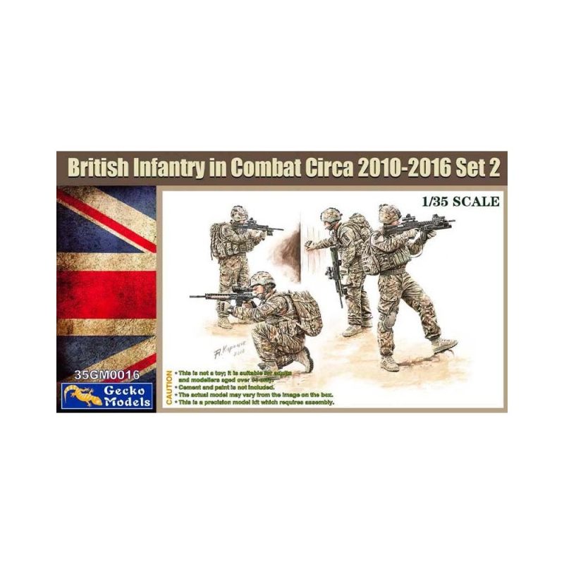 Gecko Models British Infantry in Combat 2010–2012 Set 2 (1/35) 35GM0016