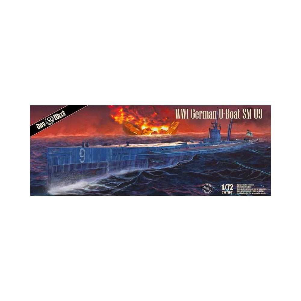 Das Werk U-Boat SM U-9 (1/72) DW72001 Das Werk U-Boat SM U-9 (1/72) DW72001