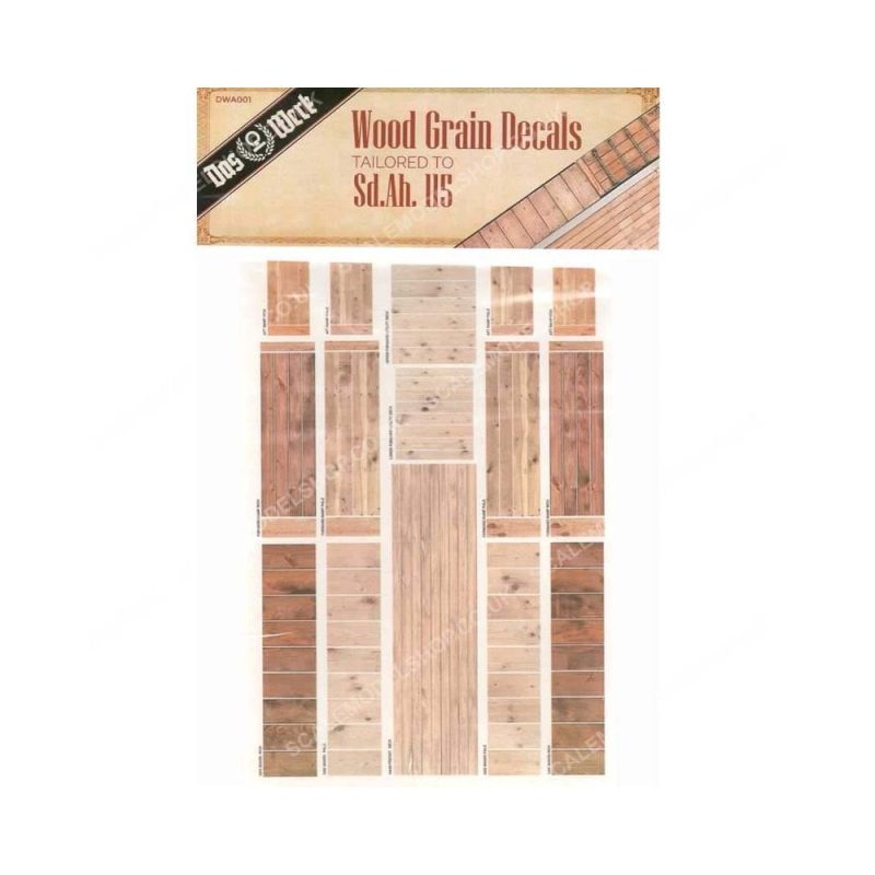 Das Werk Wood Grain Decals for Sd.Ah.115 DW35003 (1/35) DWA001