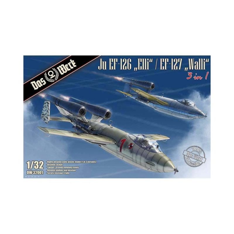 Das Werk Ju EF-126 Elli - EF-127 Walli (3 in 1) (1/32) DW32001