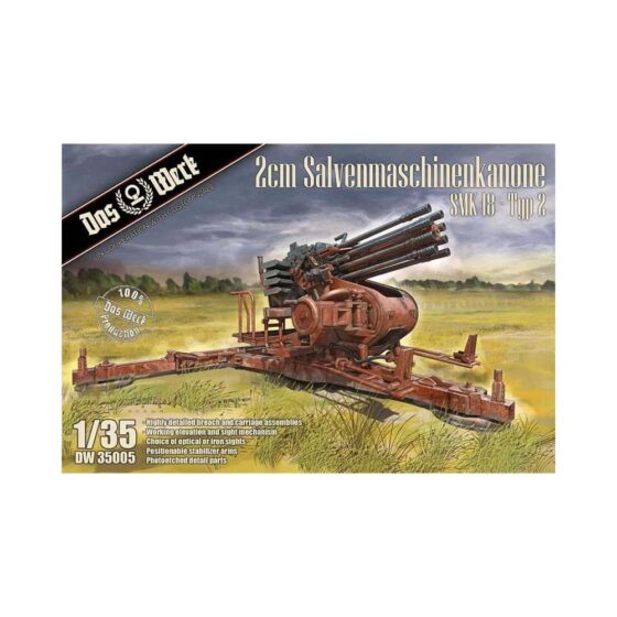 Das Werk 2cm Salvenmaschinenkanone (1/35) DW35005 Das Werk 2cm Salvenmaschinenkanone (1/35) DW35005