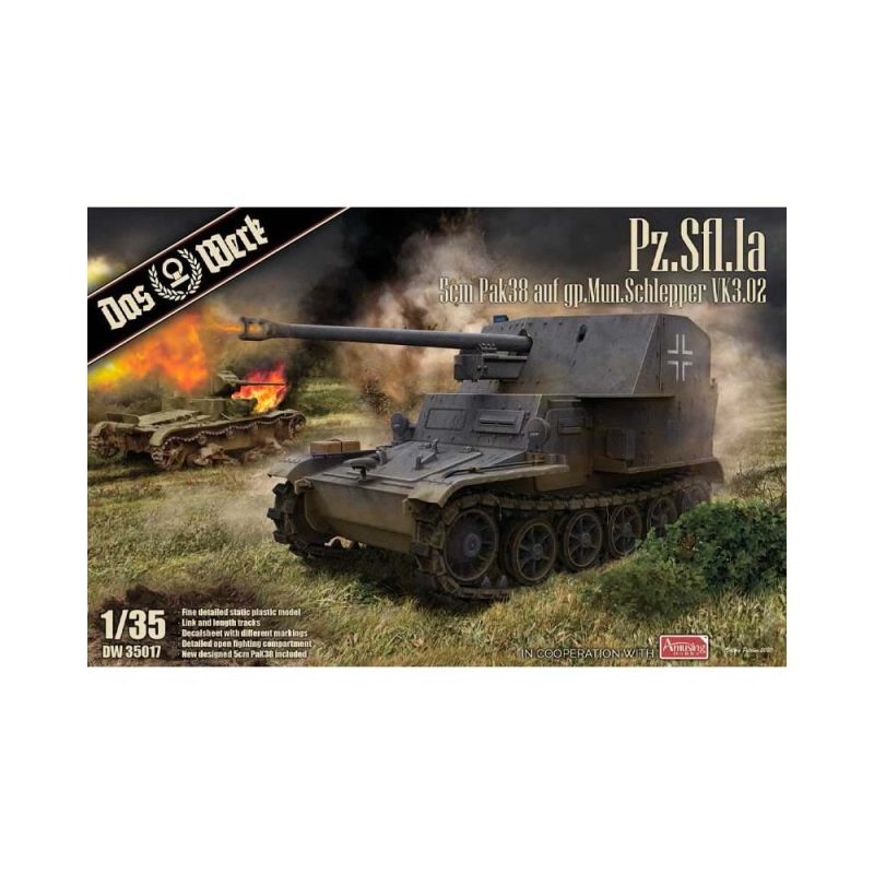 Das Werk Pz.Sfl. Ia - 5cm Pak 38 auf gp. Mun Schlepper (1/35) DW35017