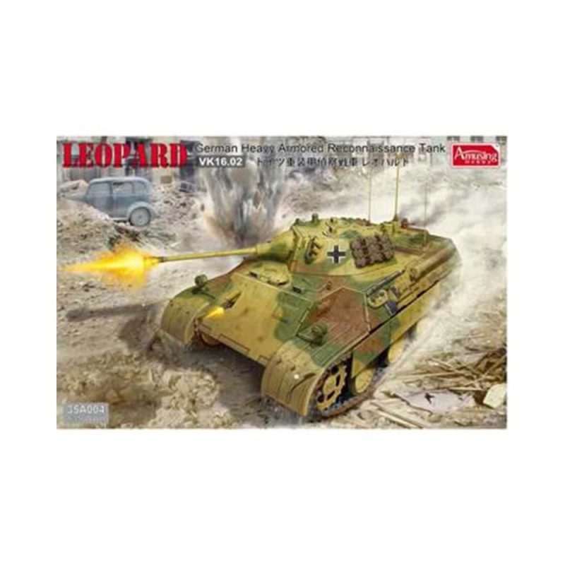 1/35 German Heavy Armored Reconaissance Tank Leopard VK16.02 Amusing Hobby 35A004