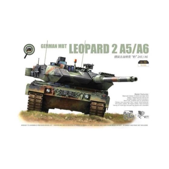 Amusing Hobby Leopard 2 A5/A6 Border Model (1/72) TK7201 Amusing Hobby Leopard 2 A5/A6 Border Model (1/72) TK7201