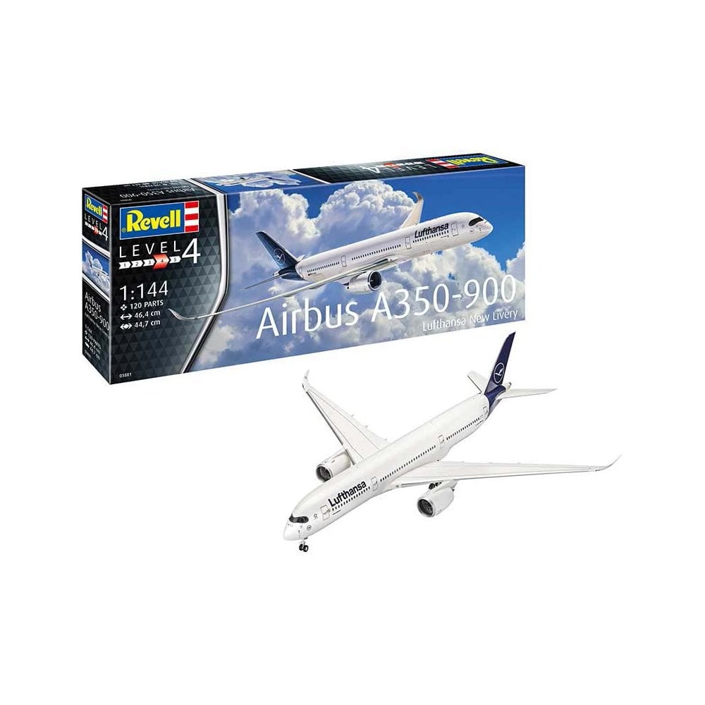 1/144 Airbus A350-900 Lufthansa New Livery Revell 03881 1/144 Airbus A350-900 Lufthansa New Livery Revell 03881
