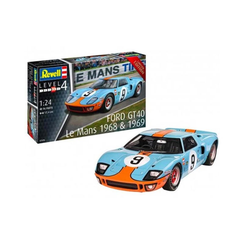 1/24 Ford GT 40 Le Mans 1968 Revell 07696 1/24 Ford GT 40 Le Mans 1968 Revell 07696