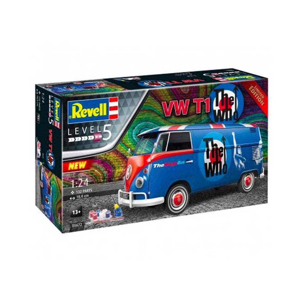 1/24 Gift Set VW T1 "The Who" Revell 05672 1/24 Gift Set VW T1 "The Who" Revell 05672