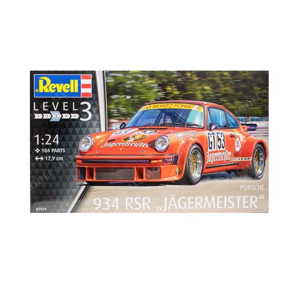 1/24 Porsche 934 RSR Jagermeister Revell 07031 1/24 Porsche 934 RSR Jagermeister Revell 07031