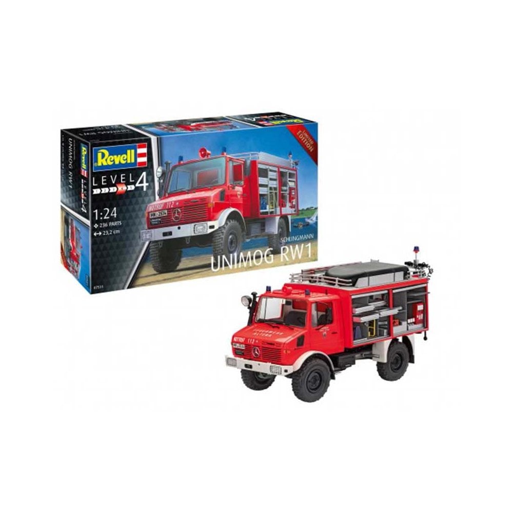 1/24 Schlingmann Unimog RW1 Revell 07531 1/24 Schlingmann Unimog RW1 Revell 07531