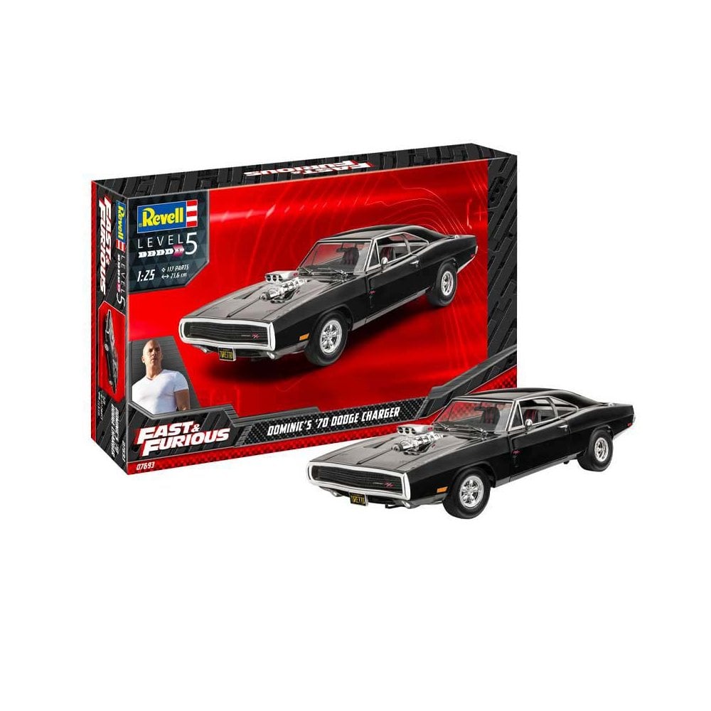 1/25 Fast & Furious - Dominics 1970 Dodge Charger Revell 07693 1/25 Fast & Furious - Dominics 1970 Dodge Charger Revell 07693