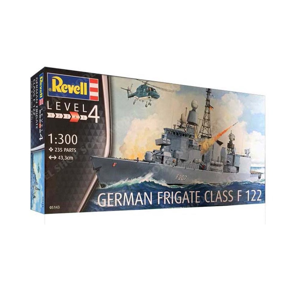 1/300 German Frigate Class F122 Revell 05143 1/300 German Frigate Class F122 Revell 05143