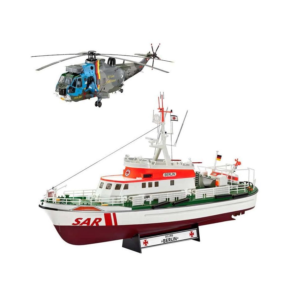 1/72 DGzRS Berlin + Sea King "Good Bye Set" Revell 05683 1/72 DGzRS Berlin + Sea King "Good Bye Set" Revell 05683