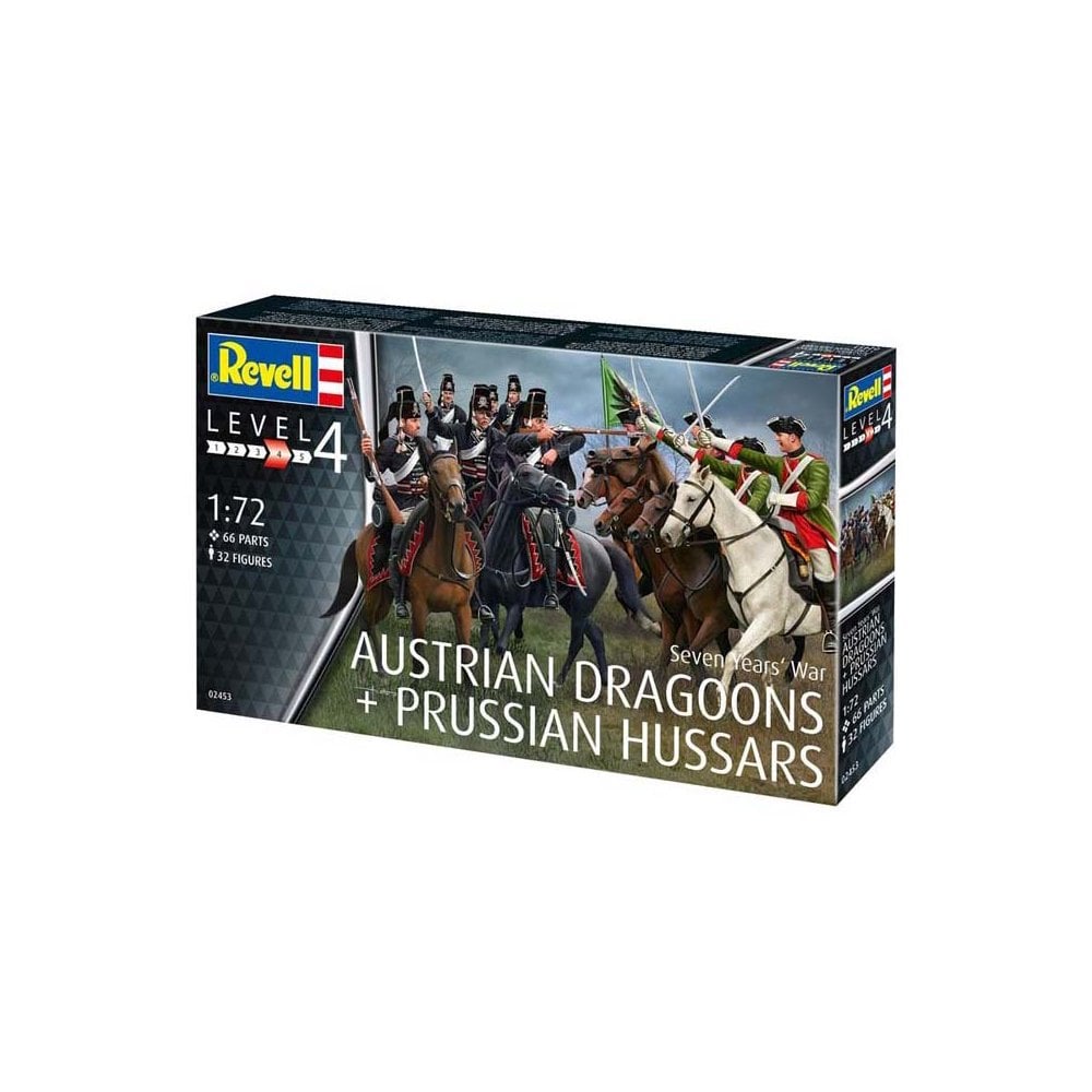 1/72 Seven Year War Austrian Dragoons Revell 02453 1/72 Seven Year War Austrian Dragoons Revell 02453
