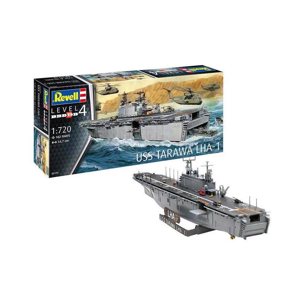 1/720 Assault Ship USS Tarawa LHA-1 Revell 05170 1/720 Assault Ship USS Tarawa LHA-1 Revell 05170