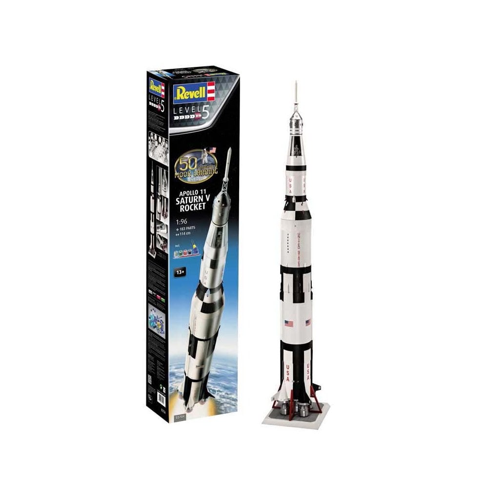 1/96 Apollo 11 "Saturn V" Rocket Gift Set Revell 03704 1/96 Apollo 11 "Saturn V" Rocket Gift Set Revell 03704