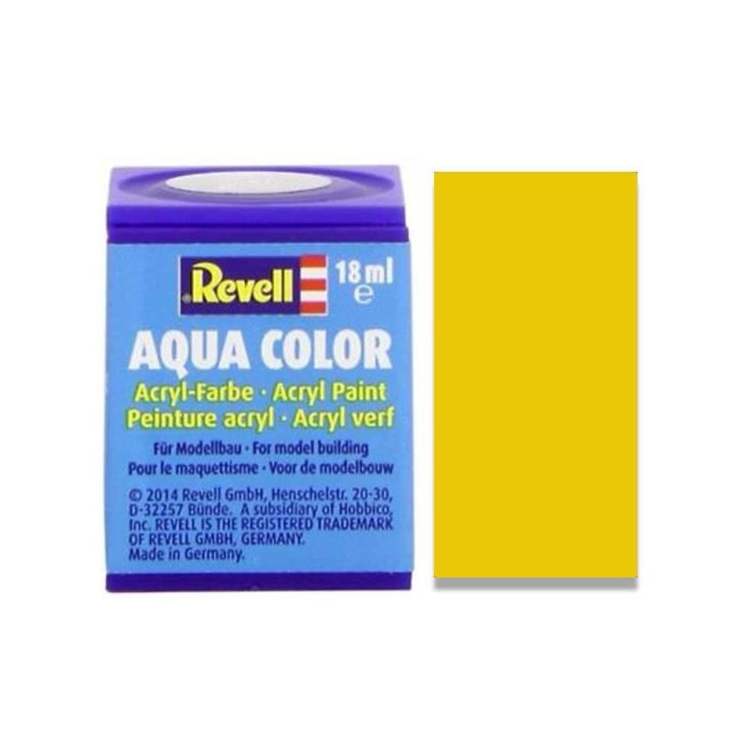 18ml 12 Aqua Yellow Gloss Acrylic Revell 18ml 12 Aqua Yellow Gloss Acrylic Revell