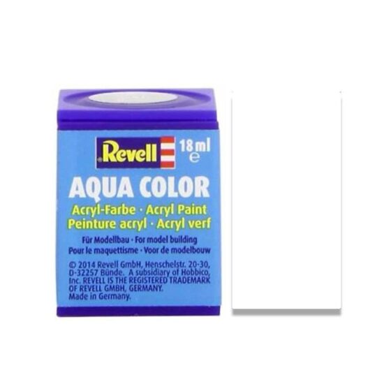 Revell Aqua White Satin (301) (18ml) 36301