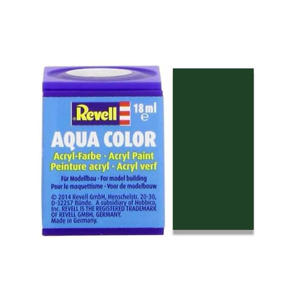 Revell Aqua Dark Green Satin (363) (18ml) 36363 Revell Aqua Dark Green Satin (363) (18ml) 36363