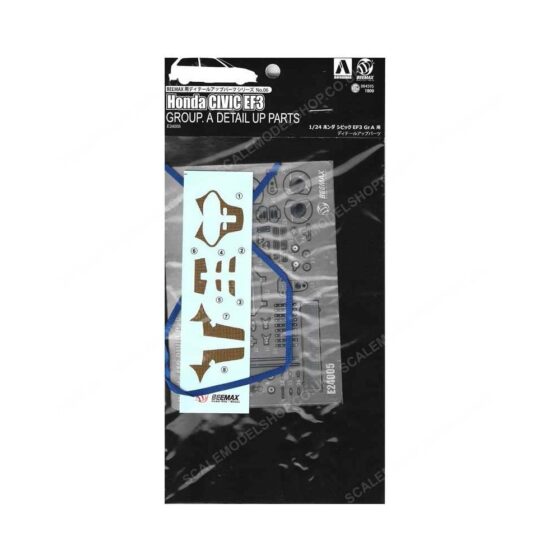 1/24 Etching For Honda Civic EF3 1989 Piaa. Beemax E24005 1/24 Etching For Honda Civic EF3 1989 Piaa. Beemax E24005