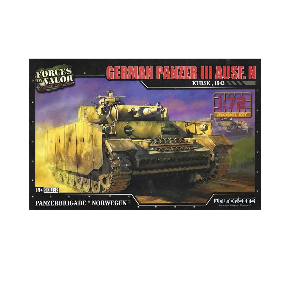 1/72 Panzer Iii Ausf N Norway 45 Forces of Valor UN873008A 1/72 Panzer Iii Ausf N Norway 45 Forces of Valor UN873008A