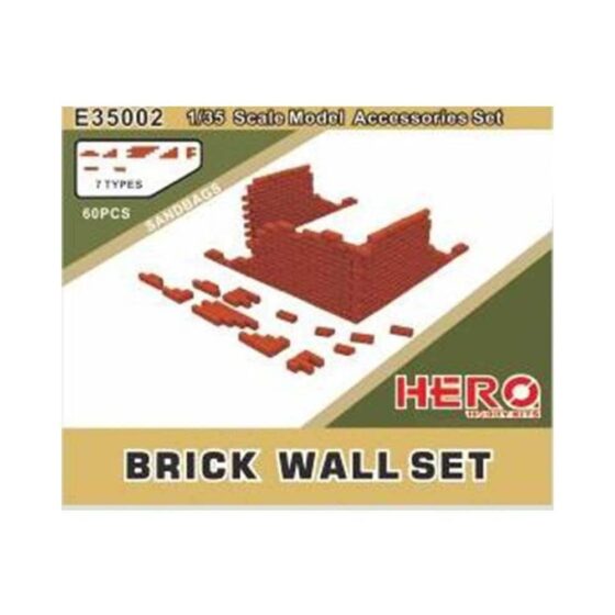 1/35 Brick Walls Hero Hobby Kits E35002 1/35 Brick Walls Hero Hobby Kits E35002