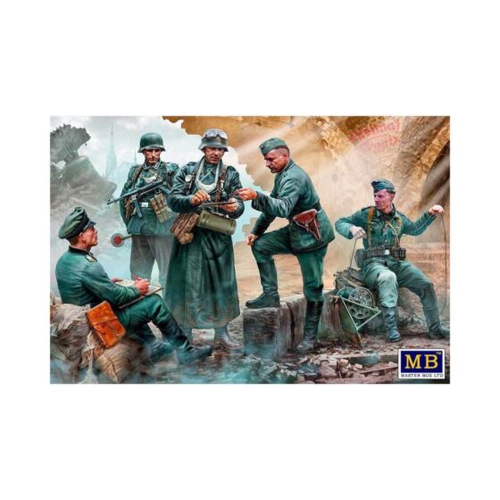 Master Box German Military Men, WWII era (1/35) MB-35211 Master Box German Military Men, WWII era (1/35) MB-35211