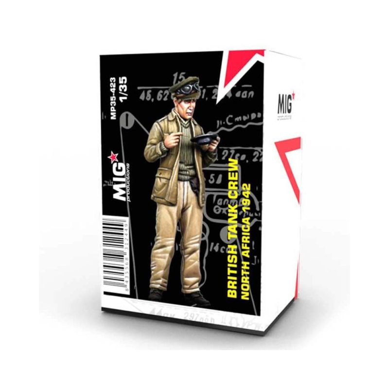 1/35 British Tank Crewman Eating North Africa Mig Productions MP35-423
