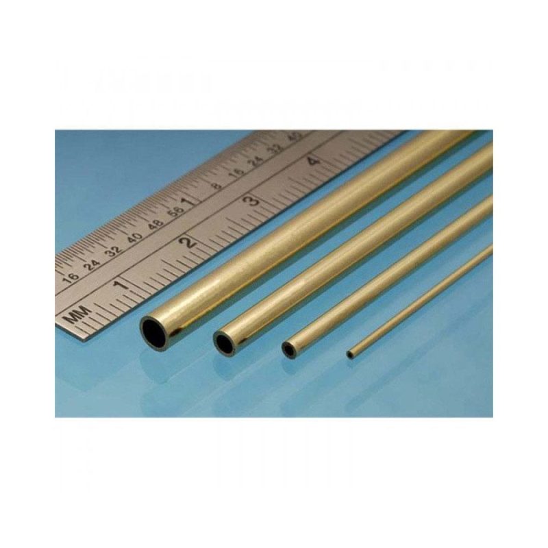 Albion Alloys Brass Tube (1mm) (4pk) BT1M Albion Alloys Brass Tube (1mm) (4pk) BT1M