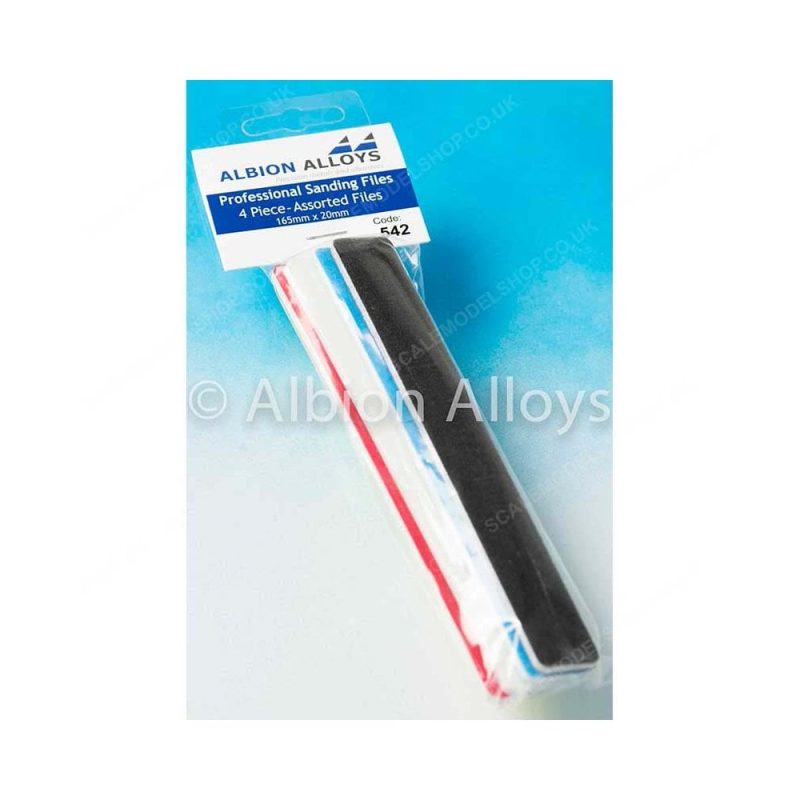 Albion Alloys Assorted Files (4pk) (20mm) 542