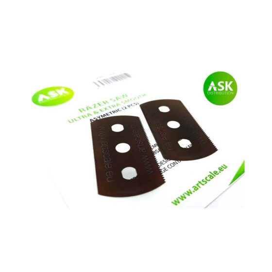 Ultra And Extra Smooth Asymmetric 70/43 Teeth 2pc ASK 200-T0002 Ultra And Extra Smooth Asymmetric 70/43 Teeth 2pc ASK 200-T0002