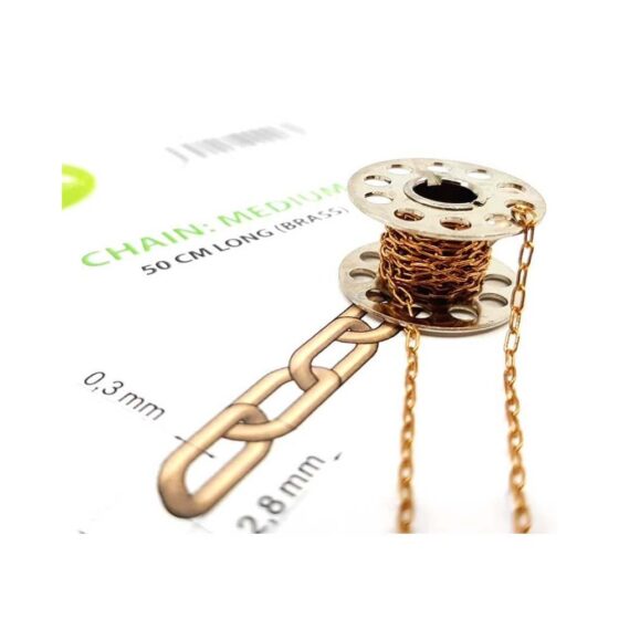 Chain: Medium - 50 cm Long (Brass) ASK 200-T0235 Chain: Medium - 50 cm Long (Brass) ASK 200-T0235