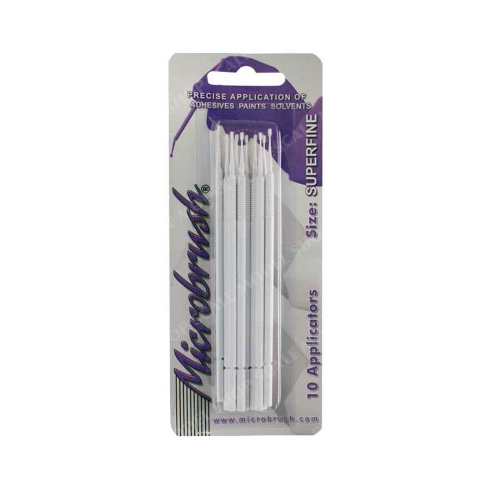 10x Superfine Micro Brush White Expo Tools 45700 10x Superfine Micro Brush White Expo Tools 45700