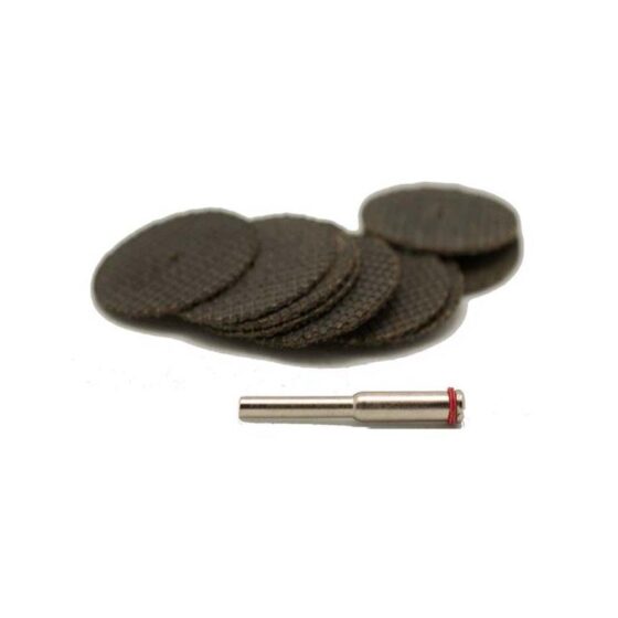 10pk Reinforced Cutting Discs and Mandrel Expo Tools A16788 10pk Reinforced Cutting Discs and Mandrel Expo Tools A16788
